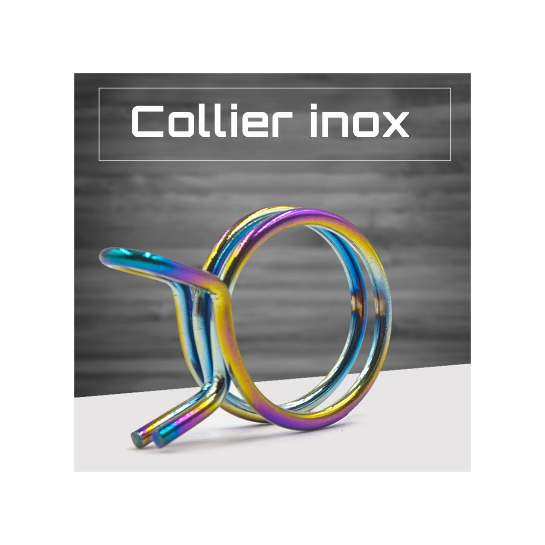 Collier inox 11-13 mm pour durite d'essence
