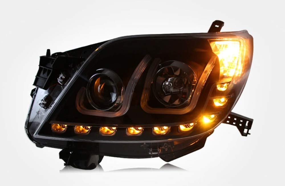 Paire de phares angel eyes Toyota land cruiser 155150 design sign up clignotant